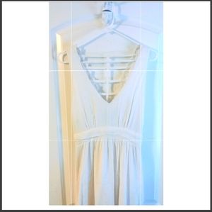 Cream long dress